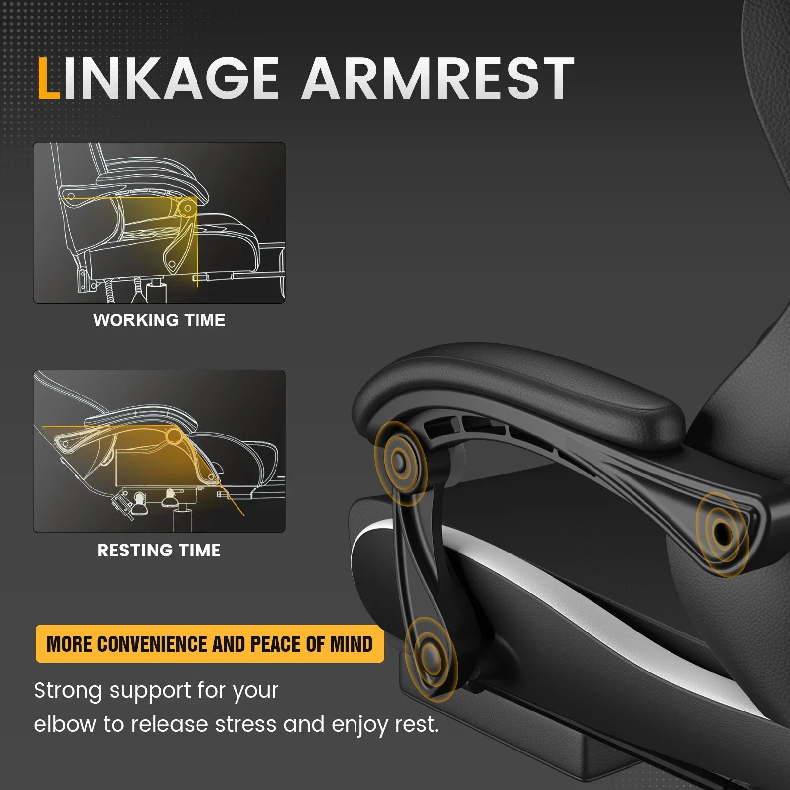 Footrest Series GT905 Leather Edition